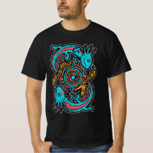 Axolote Azteca Xolotl Padrão Tribal mitologia boho