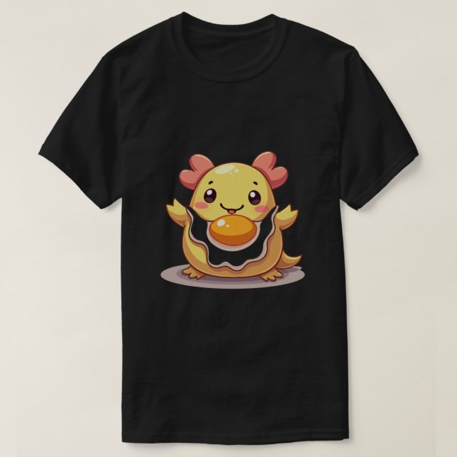 Camiseta Axolote Café da Manhã (Frente do Design)
