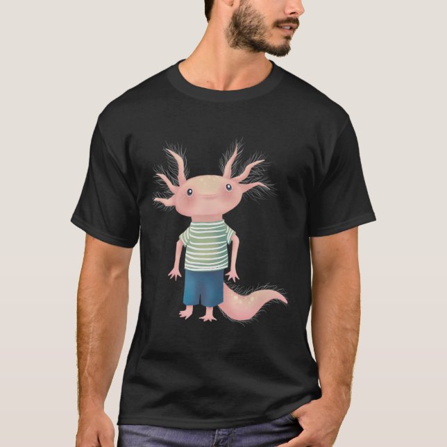 Camiseta Axolote corajoso (Frente)