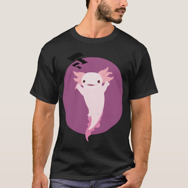 Camiseta axolote de Halloween (Frente)