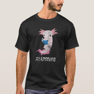 Camiseta Axolote de Leitura Aflita Readsolotl Peixe Andante