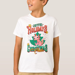 Camiseta Axolote Divertido Festividades Alegres Natal Alegr