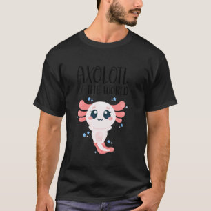 Camiseta Axolote Do Mundo Peixe Ambulante Mexicano Anfíbio