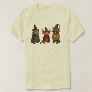 Camiseta Axolote Guaxinim Gambá Assombrado Creeptob de Ha