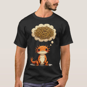 Camiseta Axolote Pensativo Citação Divertida Introvertido S