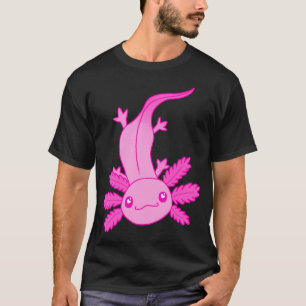 Camiseta Axolote rosa fofo
