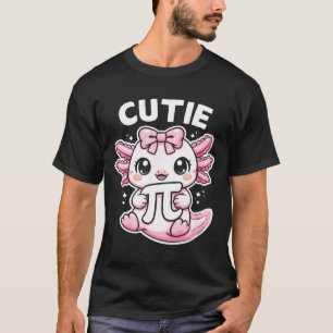 Camiseta Axolote símbolo engraçado fofo professor de matemá