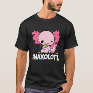 Camiseta Axolote Snaxolote Mexicano Peixe Ambulante  Anfíbi
