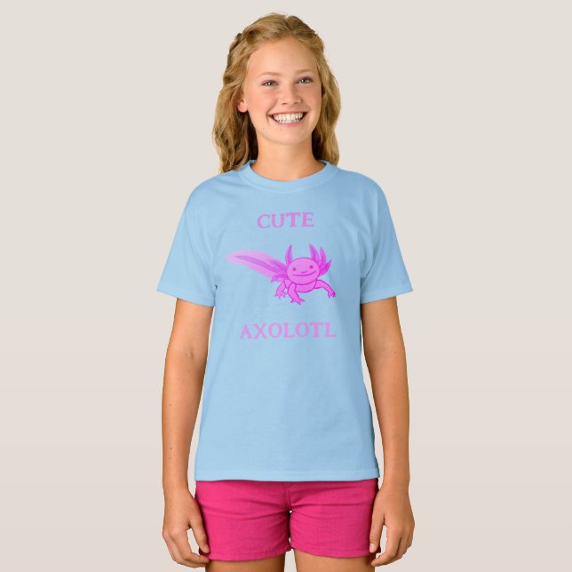 Camiseta Axolotl (Frente Completa)