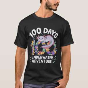 Camiseta Axolotl 100 Dias De Aventura Submarina Sm