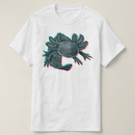 Camiseta Axolotl - Aberração Cromática GLITCH