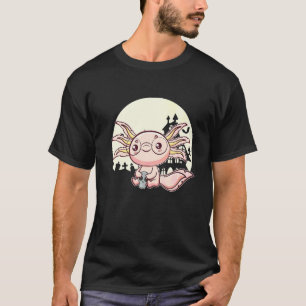 Camiseta Axolotl Ambystoma Mexicanum Peixe Fofo Andante Pas
