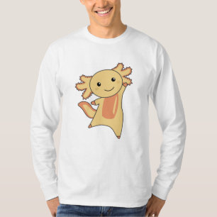 Camiseta Axolotl Amém Animais Cujos Animais São Crianças