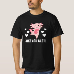 Camiseta Axolotl Amém Animais Cujos Filhos São Rosa