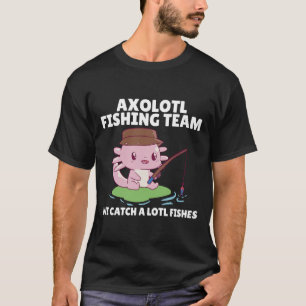 Camiseta Axolotl Angel Team Axolotls Pega Muito Peixe