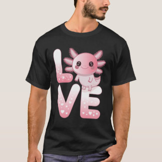 Camiseta Axolotl Animals Kawaii Axolotls Lovers Cute Axolot