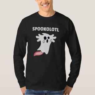 Camiseta Axolotl Assusta Animais Cutrados Para O Halloween