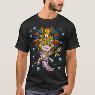 Camiseta Axolotl Aztec Warrior