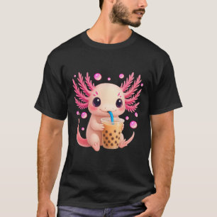 Camiseta Axolotl Bubble Bo Tea Anime Cute Kawaii Teen Girls