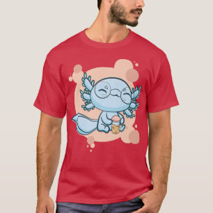 Camiseta Axolotl Bubble Tea Boba Ambystoma Mexicanum Walkin