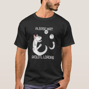 Camiseta Axolotl Carregando Ciclo de Vida do Peixe Andador