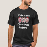 Camiseta Axolotl Christmas This Is My Christmas Pajama<br><div class="desc">With fairy lights and Santas hats they are perfect for Christmas. Every axolotl lover is happy about the cute animals for the winter holidays.</div>