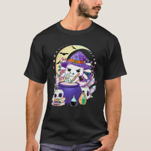 Camiseta Axolotl com Eixo Axolotl de Bruxas de Poção Mágica