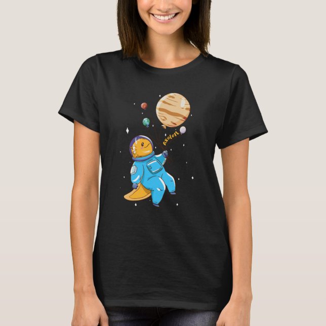 Camiseta axolotl cute animals axolots axolotl spaceman as (Frente)