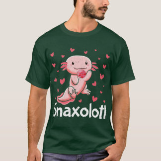 Camiseta Axolotl Cute Lover Snaxolotl (88)