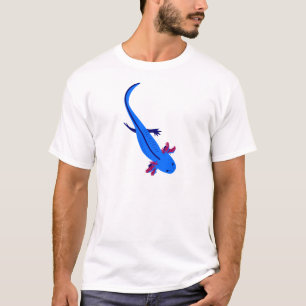 Camiseta Axolotl de Acima azul