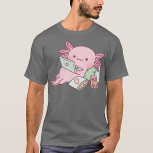 Camiseta Axolotl de refrigeração em bruto