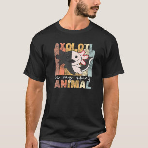 Camiseta Axolotl É A Minha Vintagem Aguardente De Animais C