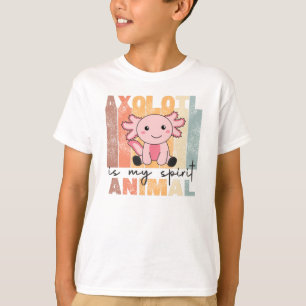 Camiseta Axolotl É Meu Animal Espirituoso - Sweet Axolotl