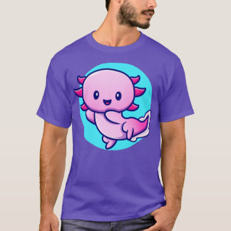 Camiseta Axolotl em Cubo1