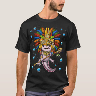 Camiseta Axolotl Guerreiro Asteca