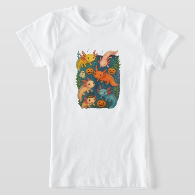 Camiseta Axolotl Halloween (Postura )