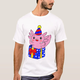 Camiseta axolotl Happyaniversário