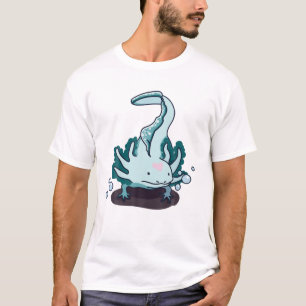Camiseta Axolotl Kids Blue Salamanush Herpetólogo