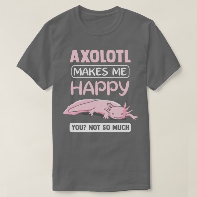 Camiseta Axolotl Larve Kufffig Aquarium Moch Left Gift Cla (Frente do Design)
