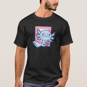 Camiseta Axolotl Leia Livro Ambystoma Mexicanum Caminhada M