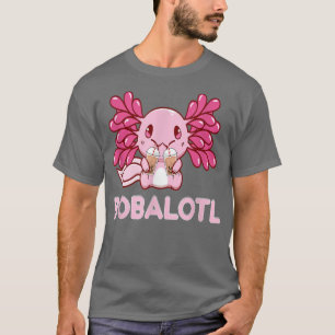 Camiseta Axolotl Lover Bobalotl Boba Kawaii - Presente Japo
