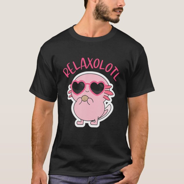 Camiseta Axolotl Lover Cute Heart Sunvidles Kawaii Girls R (Frente)