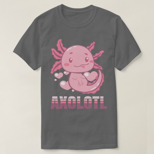 Camiseta axolotl lush terrarium (Frente do Design)