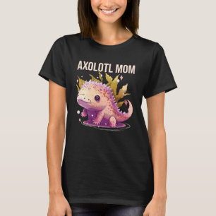 Camiseta Axolotl Mãe Anfíbio Mexicano Andando Melhor Mo