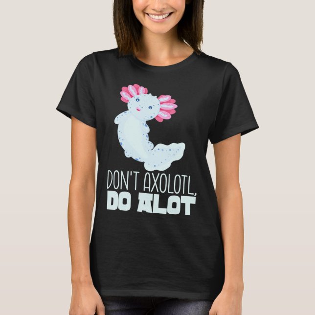Camiseta Axolotl Meme  Endangered Mexican Salamander Kids (Frente)
