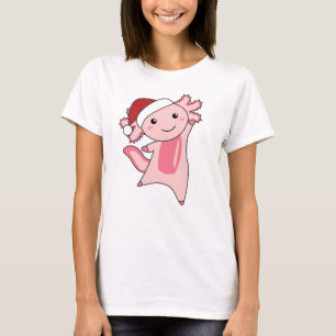 Camiseta Axolotl Merry Christmas Winter Animals Axolotls