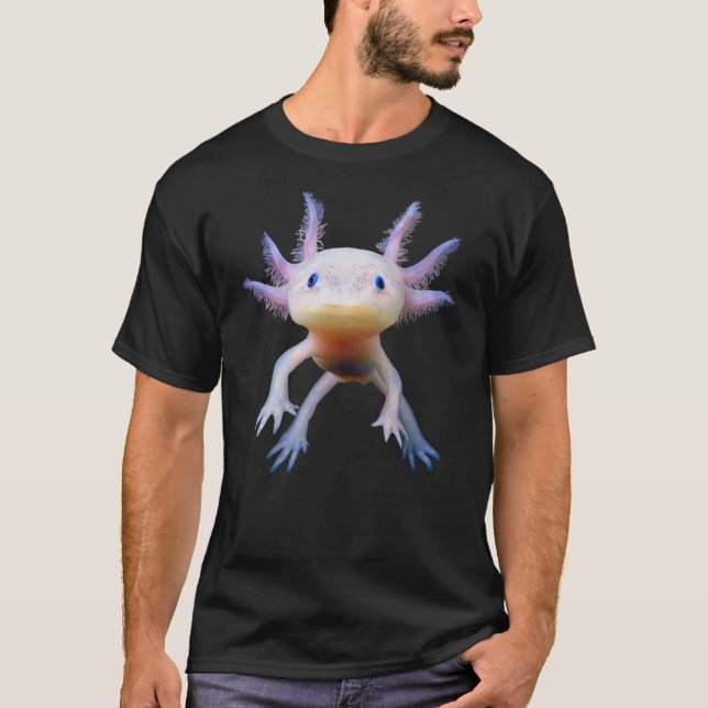 Camiseta Axolotl Mexican Walking Fish Cute Amphibian Axolot (Frente)