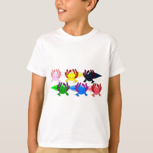 Camiseta Axolotl modelo Frontal