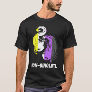 Camiseta Axolotl Não Binário Orgulho Genderqueer Lgbt Não B