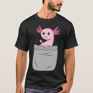 Camiseta Axolotl No Axolotl Em Bolso